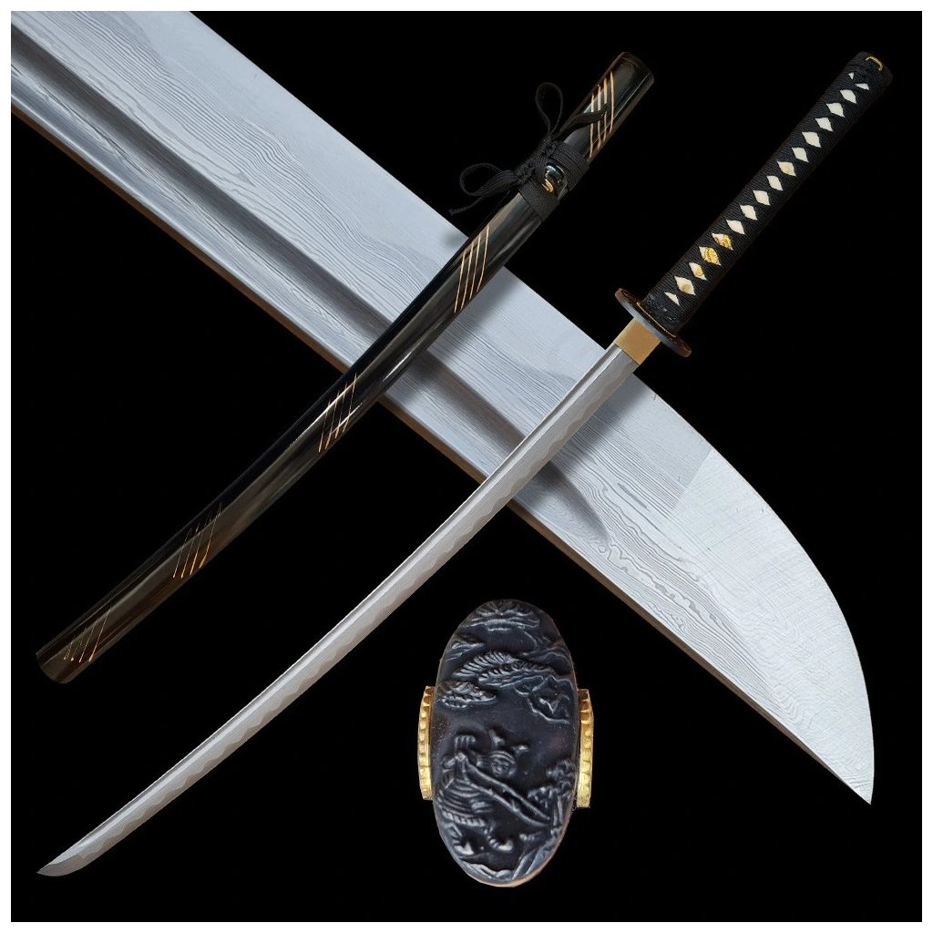 foto Kawashima Dekorativn� me� katana Tatsuta, p�ekl�dan� ocel AISI 1045